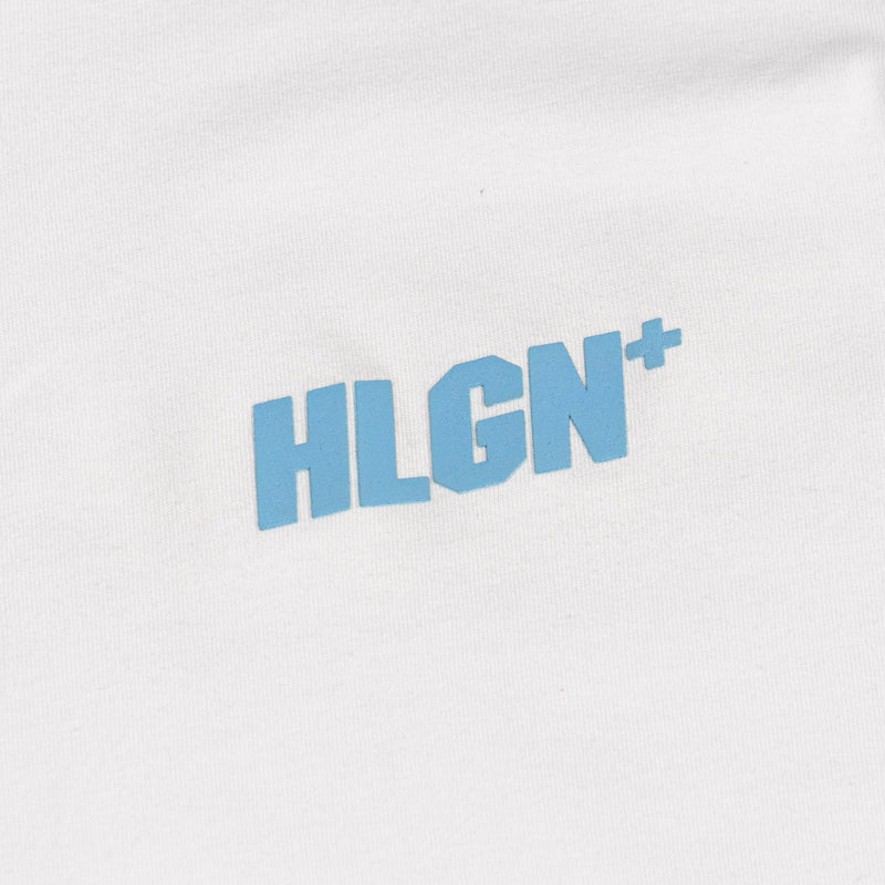 HOOLIGANS T-Shirt Linea White Sky Blue