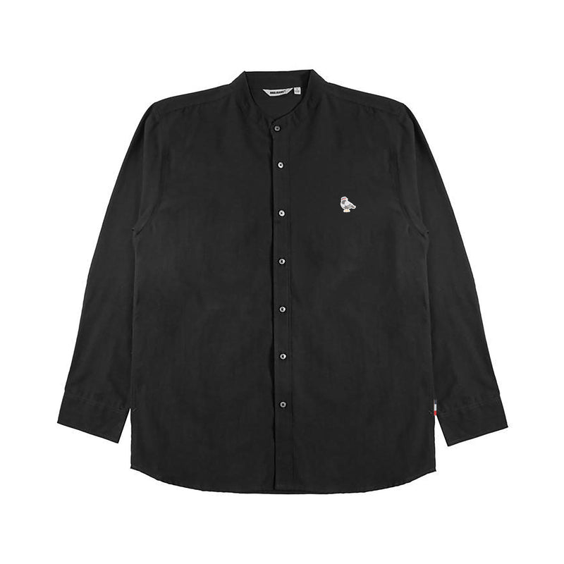 Hooligans Kemeja Koko LS - Mane PJ Black