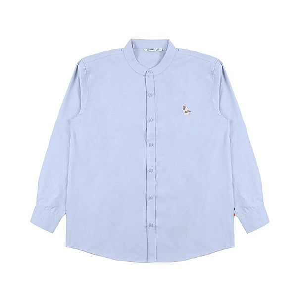 Hooligans Kemeja Koko LS - Mane PJ Blue