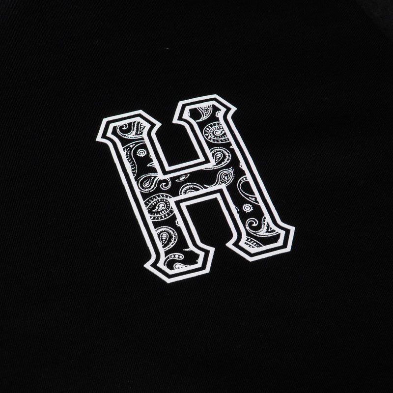 HOOLIGANS T-Shirt Edge Paisley Black