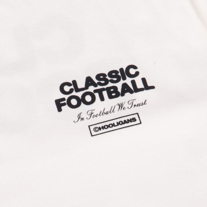 HOOLIGANS T-Shirt Classic FTBL Broken White