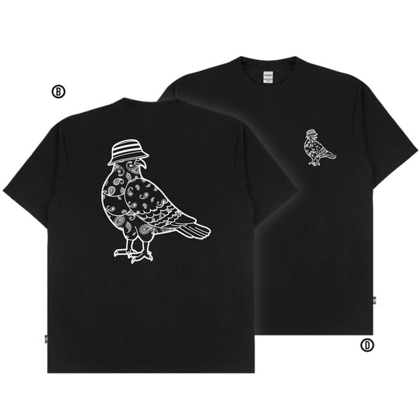 HOOLIGANS T-Shirt Paloma Paisley V2Black