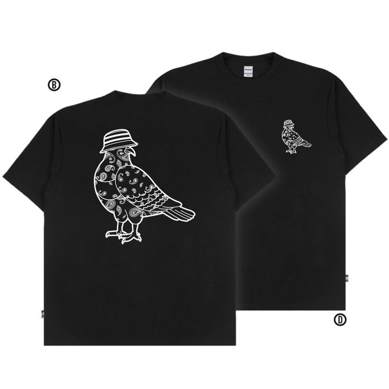 HOOLIGANS T-Shirt Paloma Paisley V2Black