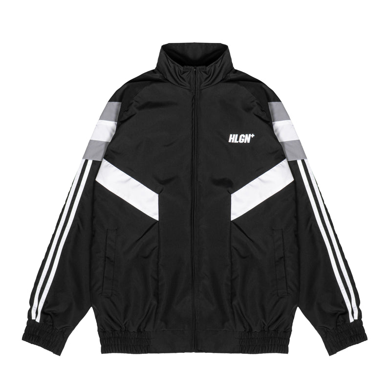 Hooligans Jacket Tracktop Reyes Lyte Black G/W