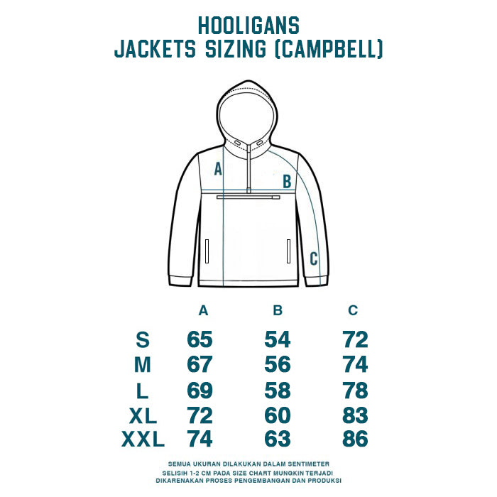 HOOLIGANS Jacket Cagoule Campbell Black