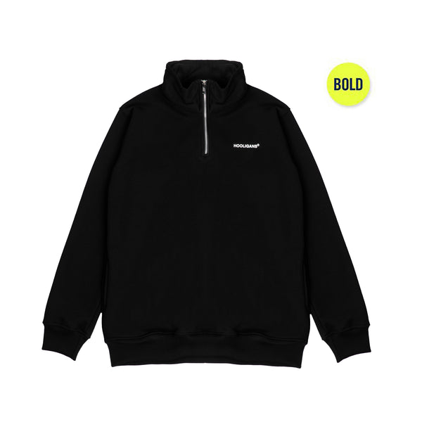 Hooligans Sweater Crewneck Bold Dinho Black
