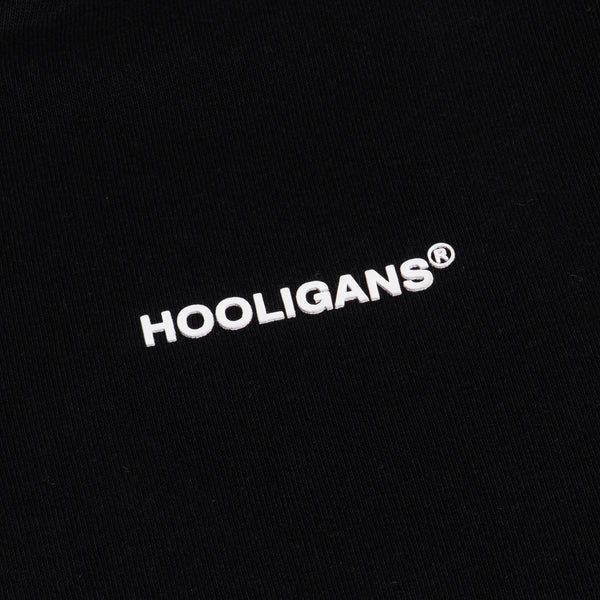Hooligans Sweater Crewneck Bold Dinho Black
