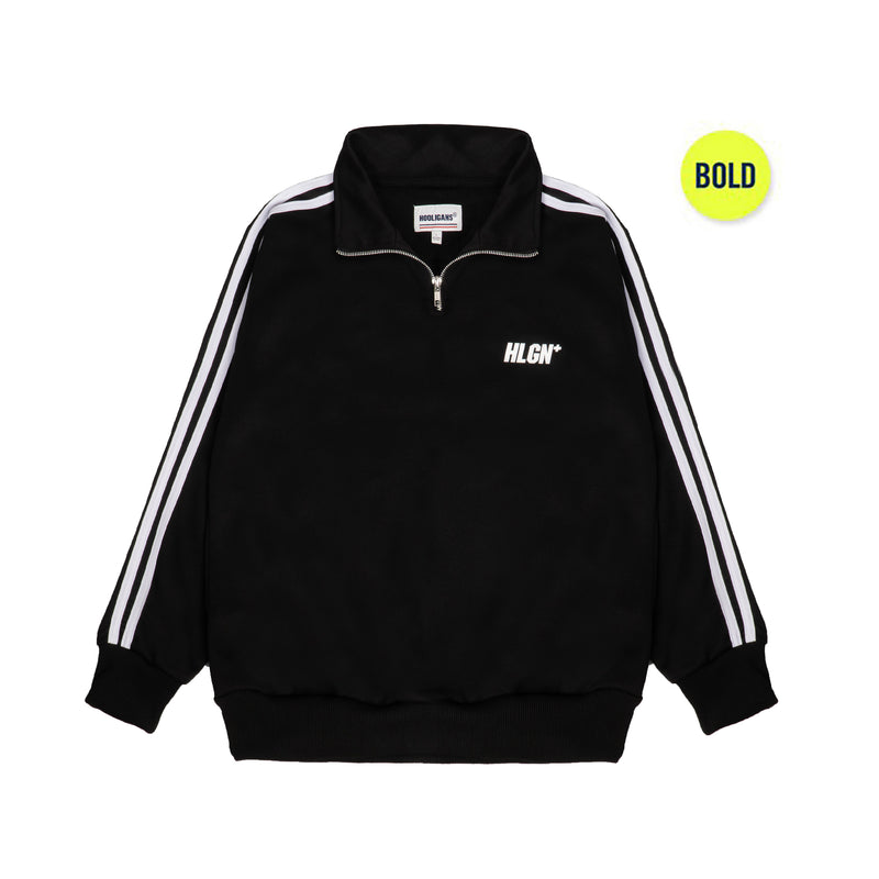 Hooligans Sweater Crewneck Bold Dinho Linea Black