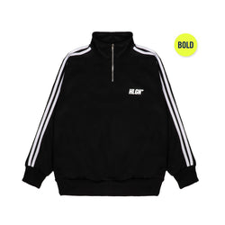 Hooligans Sweater Crewneck Bold Dinho Linea Black