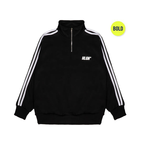 Hooligans Sweater Crewneck Bold Dinho Linea Black