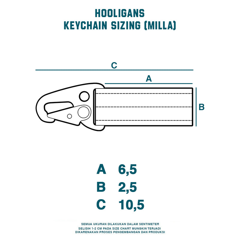 HOOLIGANS Key Chain Milla Army