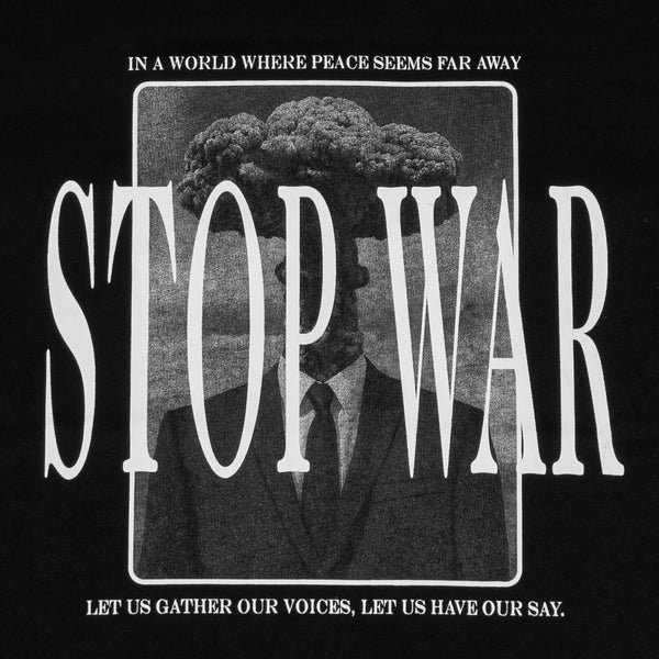 HOOLIGANS XTRT T-Shirt Stop War Black