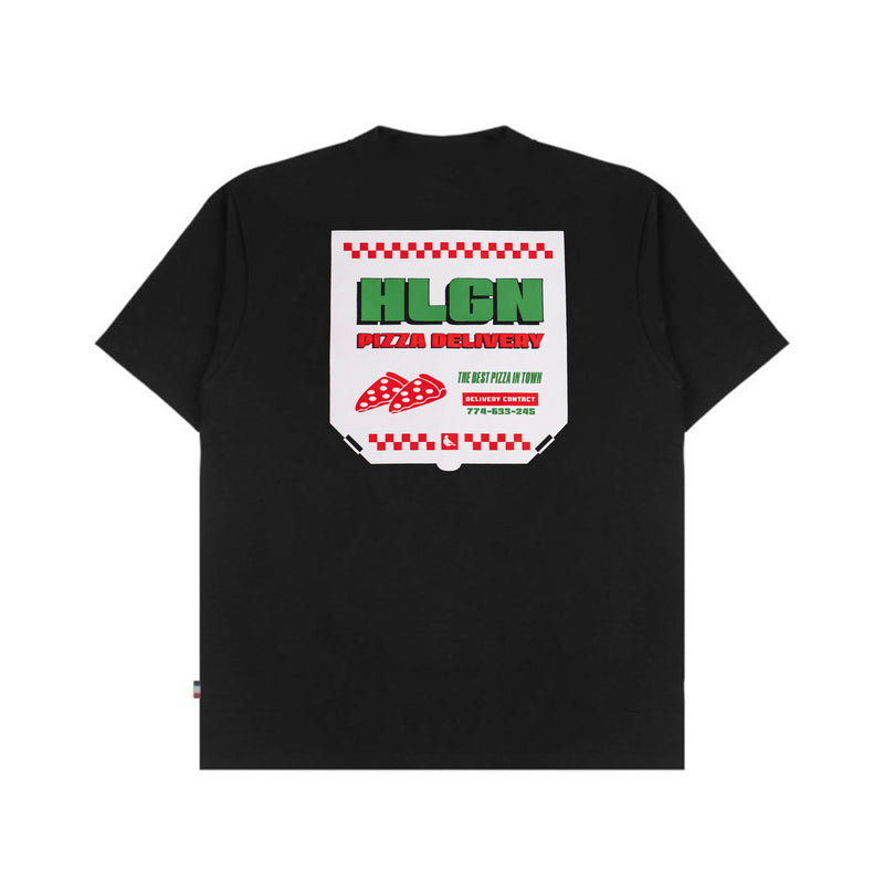 HOOLIGANS T-Shirt Pizza Black