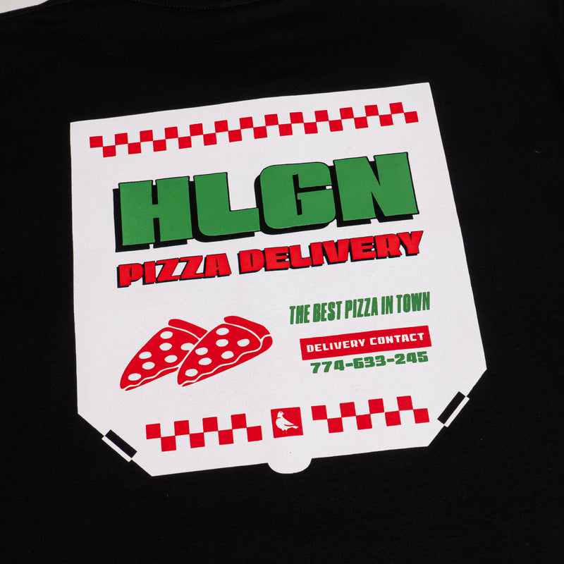 HOOLIGANS T-Shirt Pizza Black