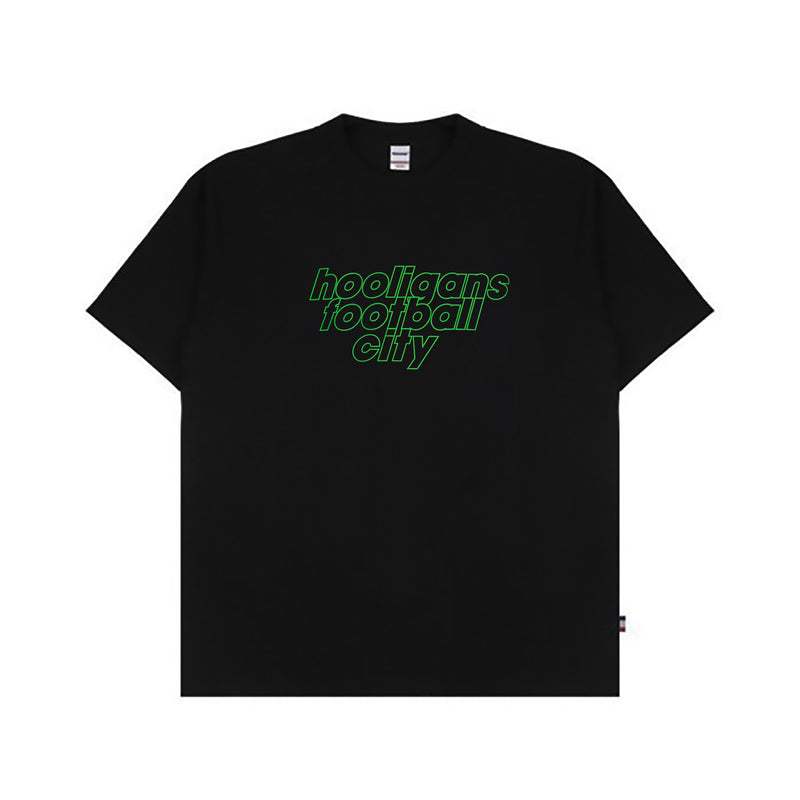 HOOLIGANS T-Shirt Rounded Black