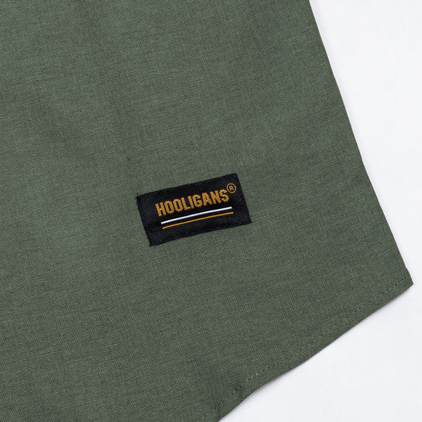 Hooligans Kemeja Koko SS Boxy Oversized Zizou - Army