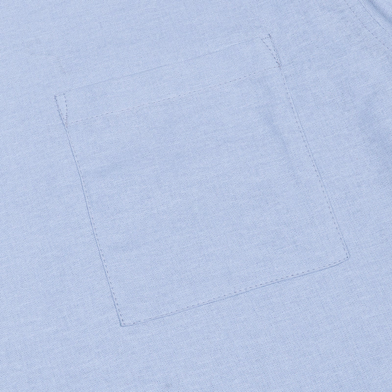 Hooligans Kemeja Koko SS Boxy Oversized Zizou - Light Blue