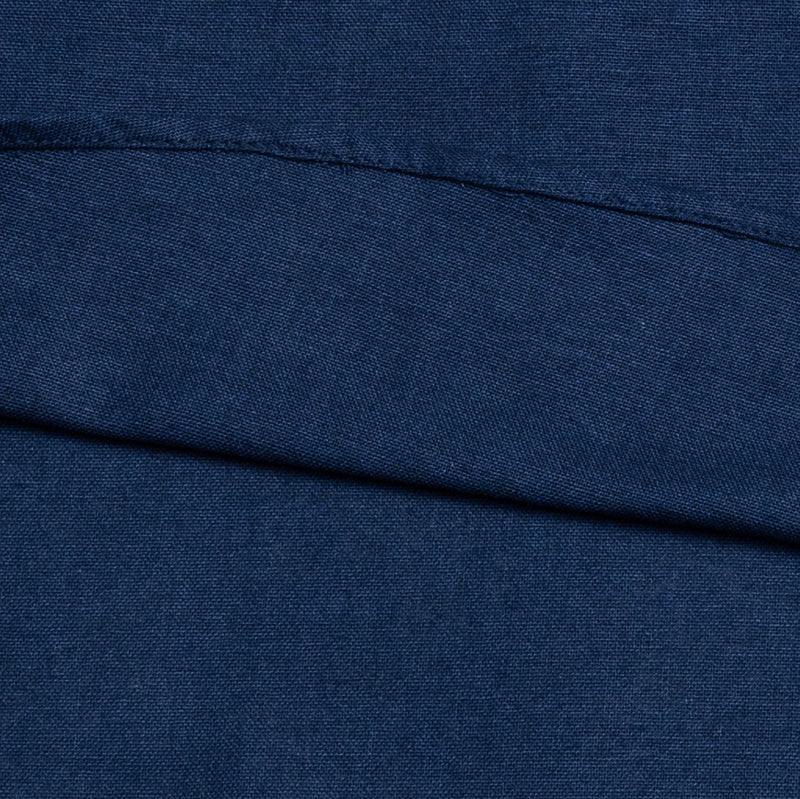 Hooligans Kemeja Koko SS Boxy Oversized Zizou - Navy