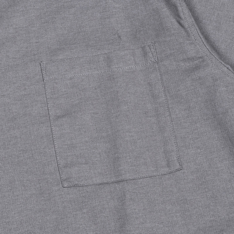 Hooligans Kemeja Koko SS Boxy Oversized Zizou - Stone Gray