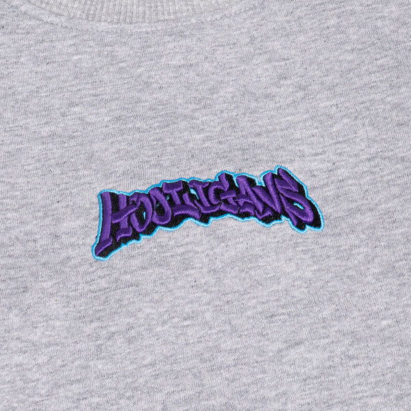 HOOLIGANS Sweater Crewneck Bold Graffiti - Misty