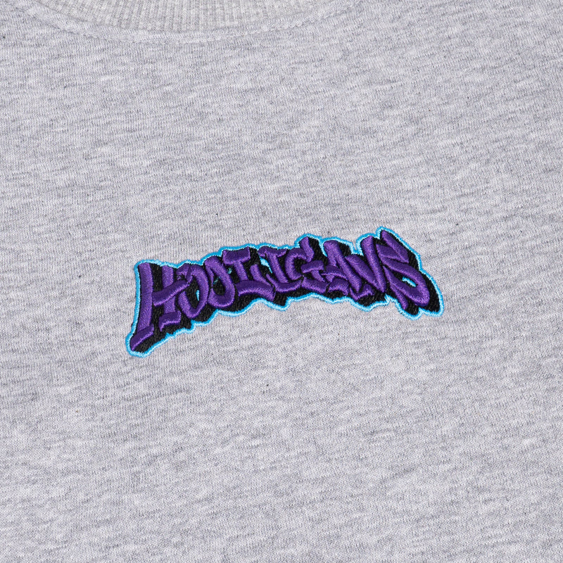 HOOLIGANS Sweater Crewneck Bold Graffiti - Misty