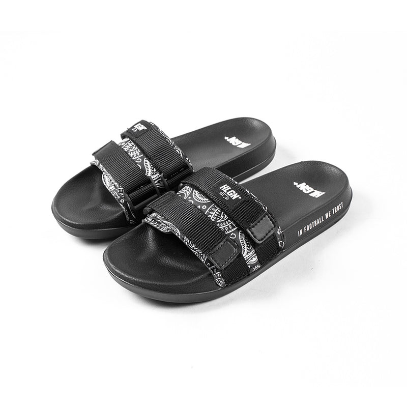 SANTOS PAISLEY BLACK- SANDAL