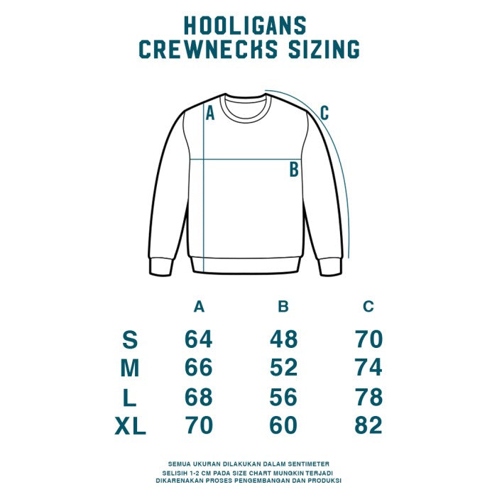 HOOLIGANS Sweater Crewneck Bold Netral - Light Gray