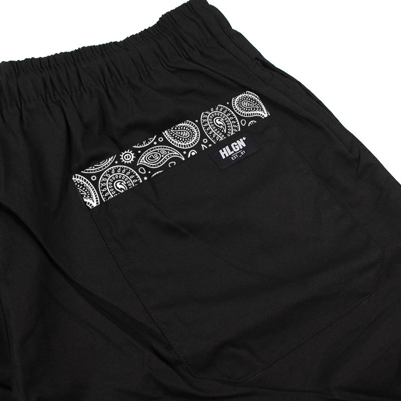ACADEMICA BOLD PAISLEY BLACK - BOXSHORT