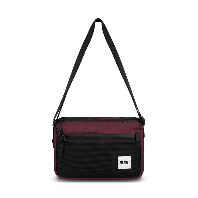 BERGKAMP 22 4A MAROON 2TONE - SLING BAG