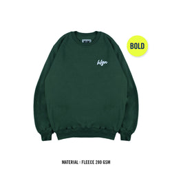 BOLD SIGNATURE 22.3A EMERALD - CREWNECK