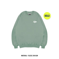 BOLD SIGNATURE 22.14 SAGE GREEN- CREWNECK