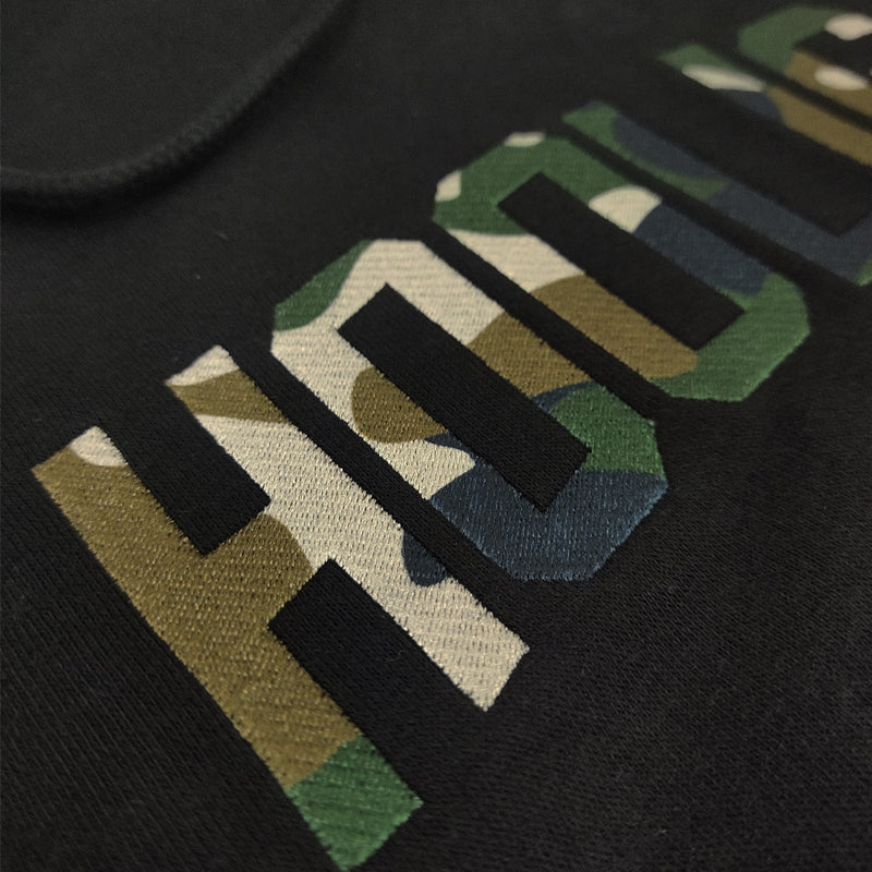 BOLD VAR CAMO 22.1 BLACK - HOODIE