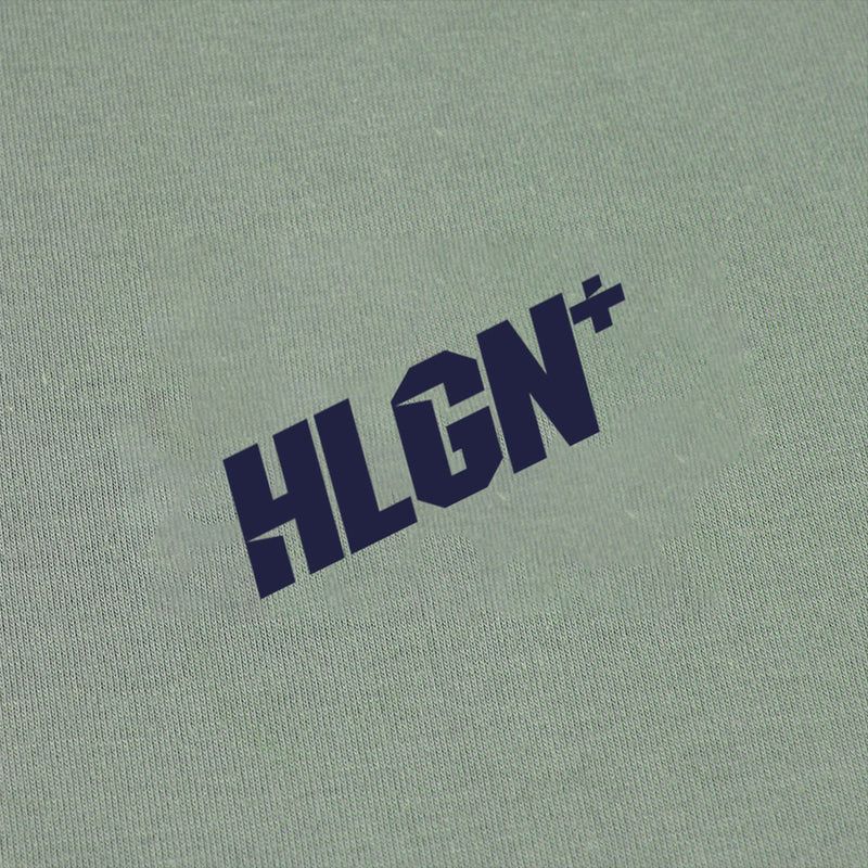 CERINO 22.14 SAGE GREEN T-SHIRT RINGER