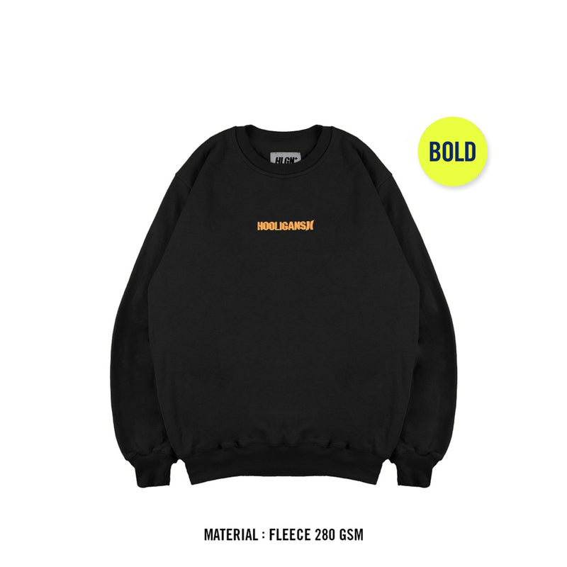 BOLD SPEZIALE BLACK- CREWNECK