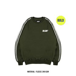 BOLD LINEA ARMY- CREWNECK