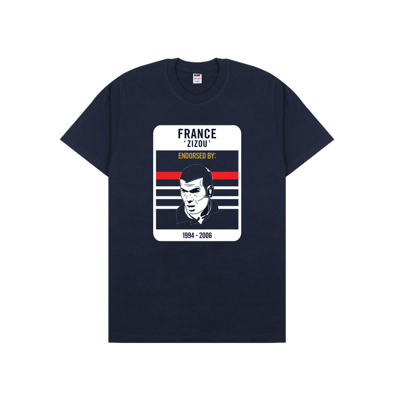 END ZIDANE NAVY T-SHIRT