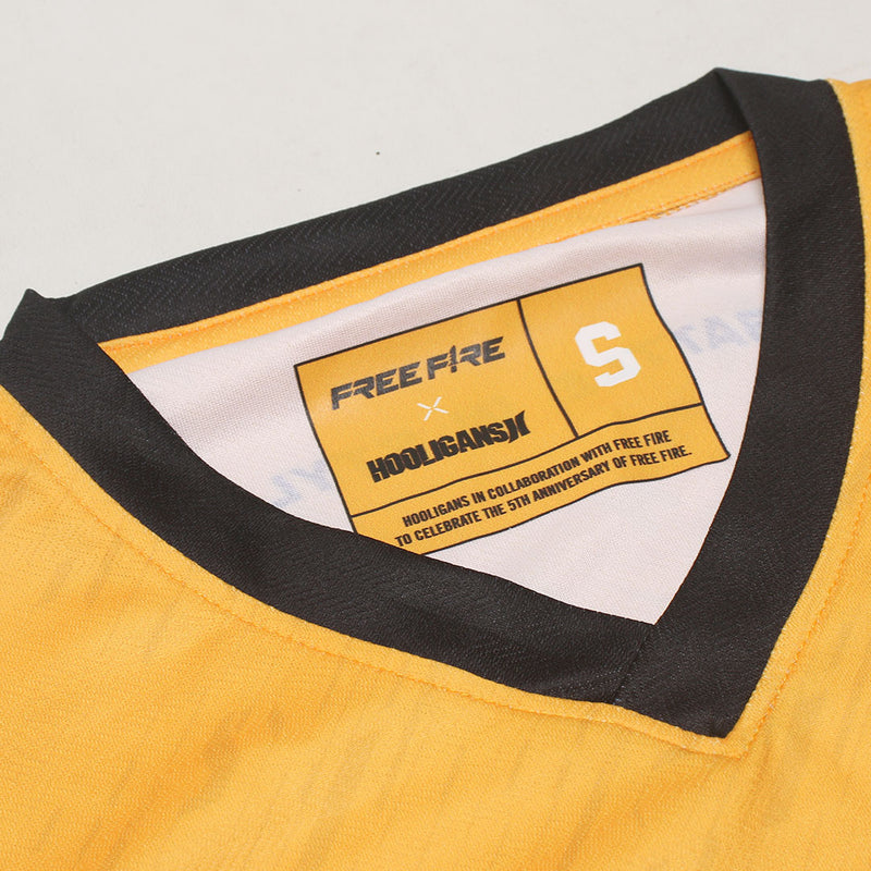 HOOLIGANS X FREE FIRE JERSEY KELLY- YELLOW