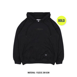 BOLD ANALOGUE BLACK - HOODIE