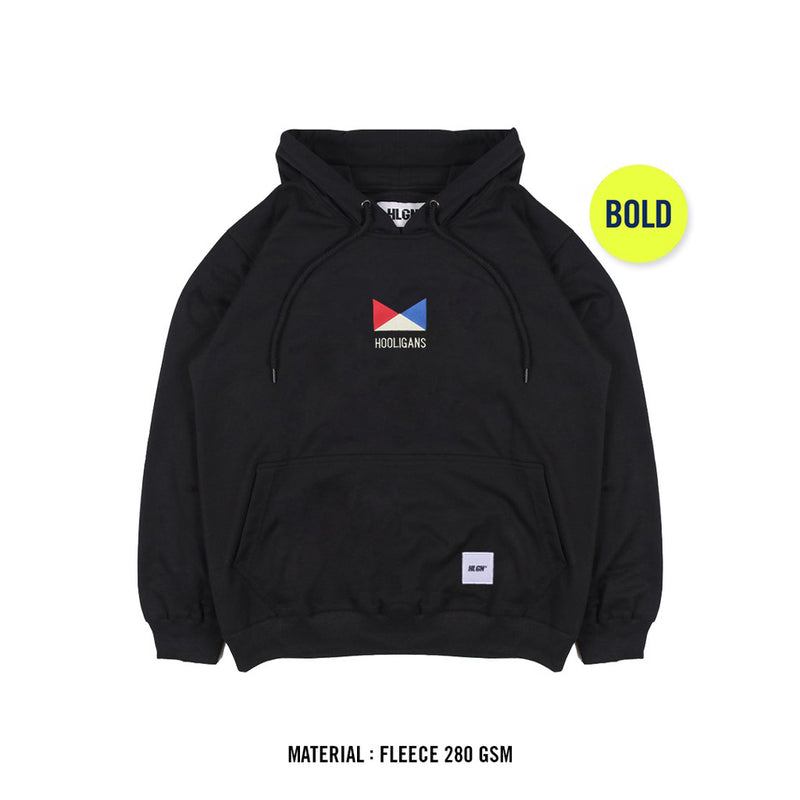 BOLD BORDO 22.1 BLACK - HOODIE