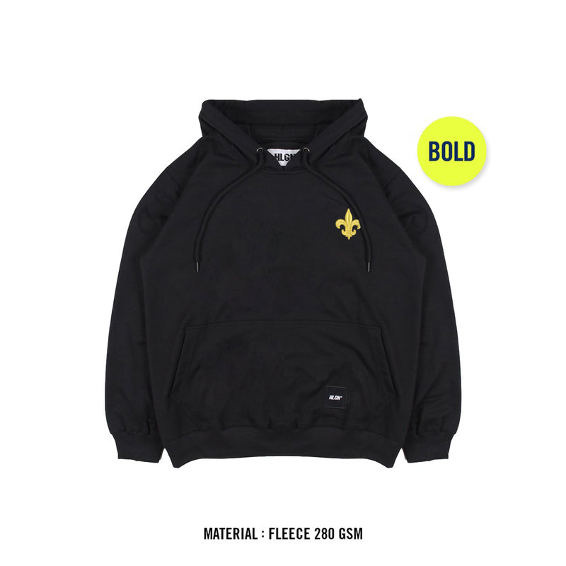 BOLD FLEUR 22.1 BLACK - HOODIE