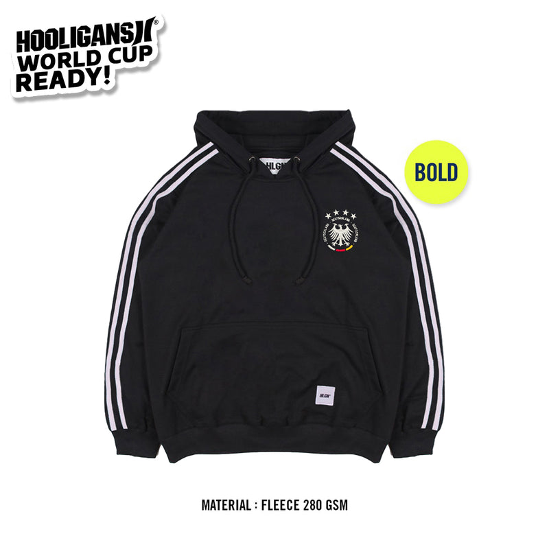 BOLD GER CREST BLACK - HOODIE