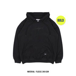 BOLD SIGN 21.1 BLACK - HOODIE