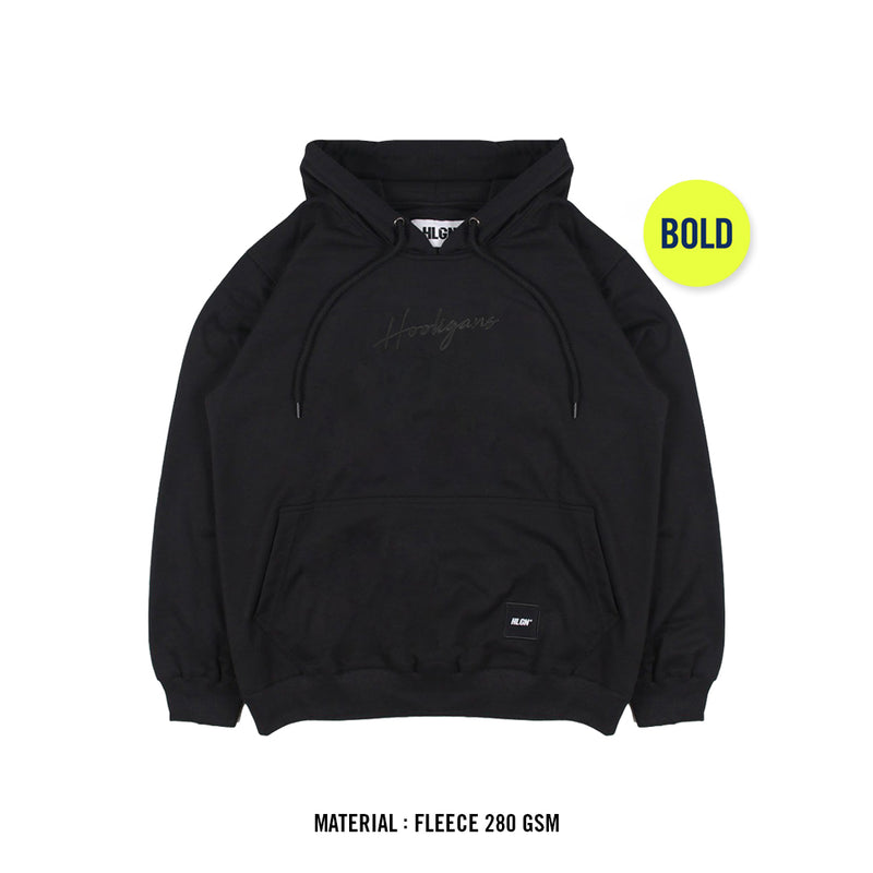 BOLD SIGN 21.1 BLACK - HOODIE