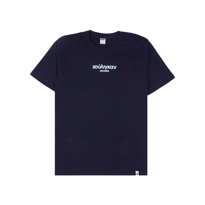 HOOLIGANS GRC NAVY T-SHIRT