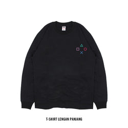 LS PLAY BLACK T-SHIRT