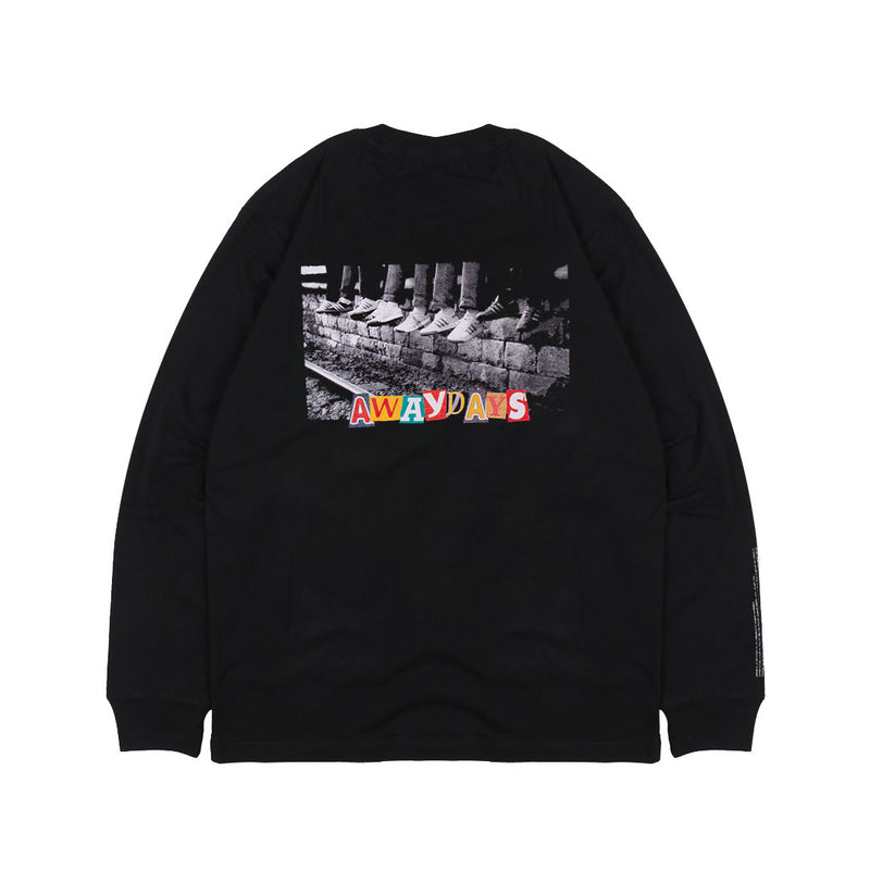 LS AWAY CLIP 22.1 BLACK T-SHIRT