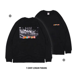 LS AWAY CLIP 22.1 BLACK T-SHIRT