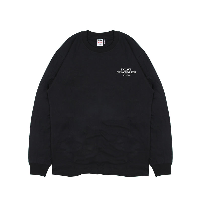 LS SKLAVE BLACK T-SHIRT